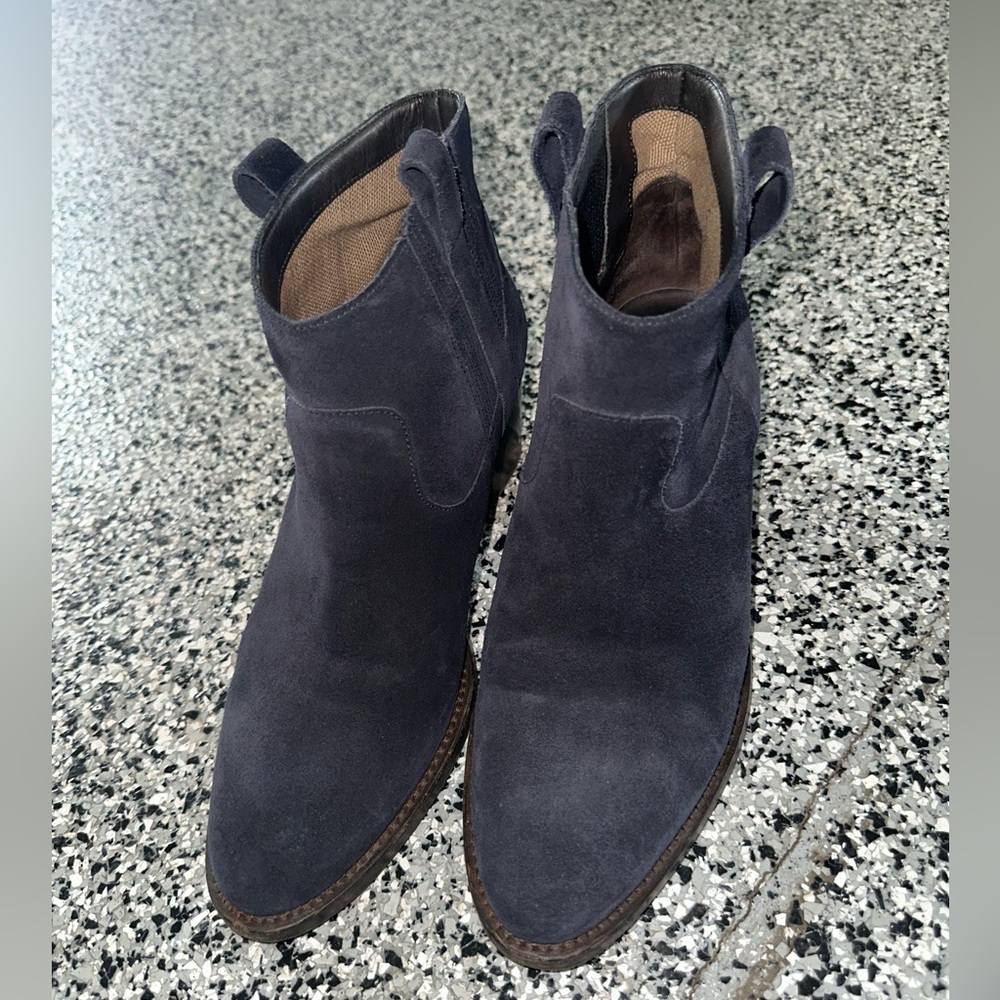 Burberry Dark Blue Booties